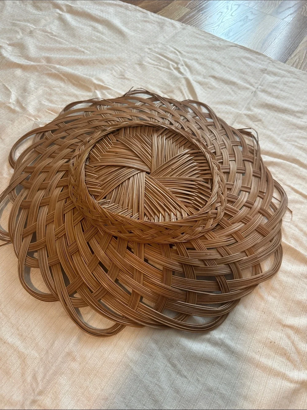 Handwoven Natural Brown Wicker Basket Trio - Home Accents